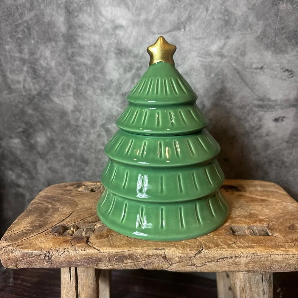 Target Bullseye 2023 Ceramic Christmas Tree Cookie Jar